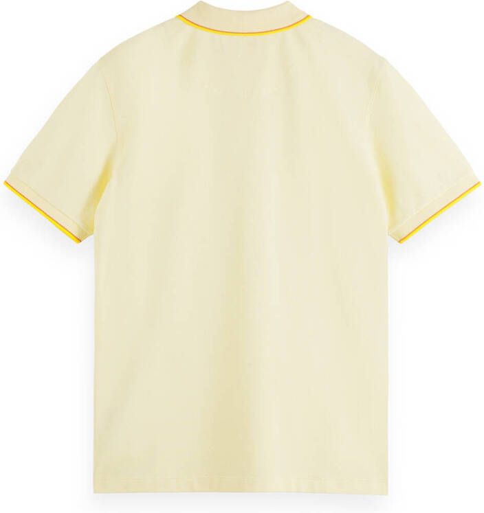 Scotch & Soda Polo van biologisch katoen met contrastranden