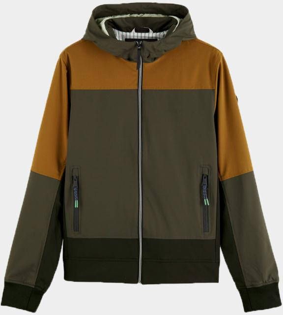 Scotch & Soda Softshell soft shell hooded jacket 166533/0217