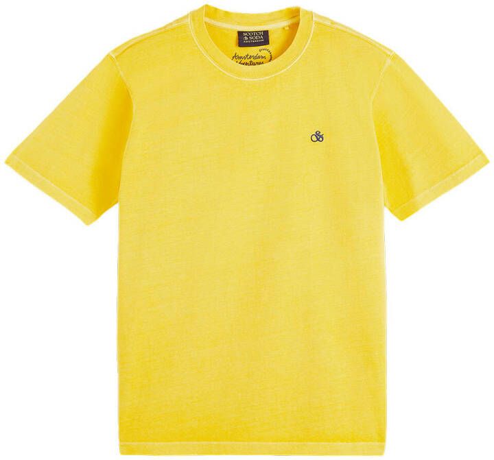 Scotch & Soda Garment dyed logo crewneck t s 167333/3177