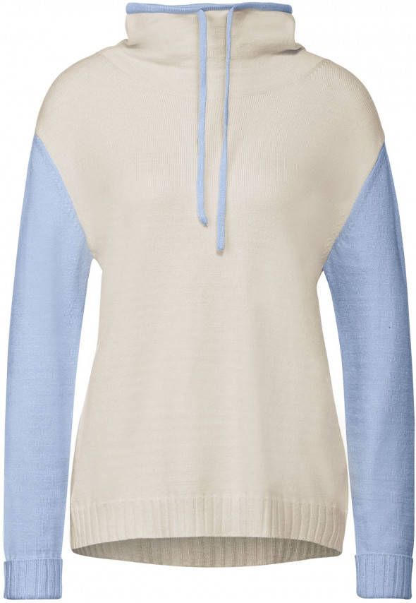 Street One a302027 stand up collar color block