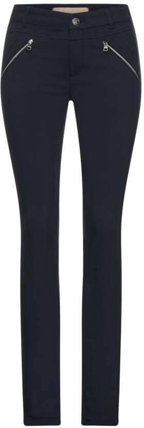 STREET ONE Stoffen broek Style Yulius met handig geplaatste siernaden