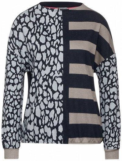 Street One trui met all over print blauw