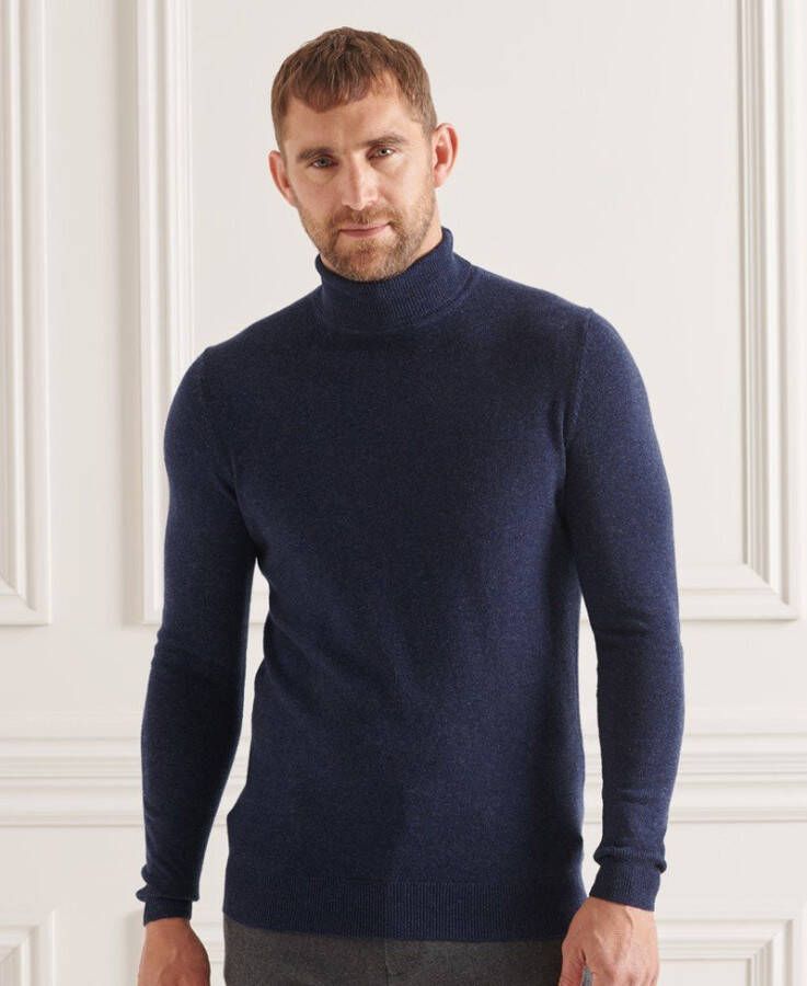 Superdry Studios lambswool roll neck midnight marl(m6110438a cwt )