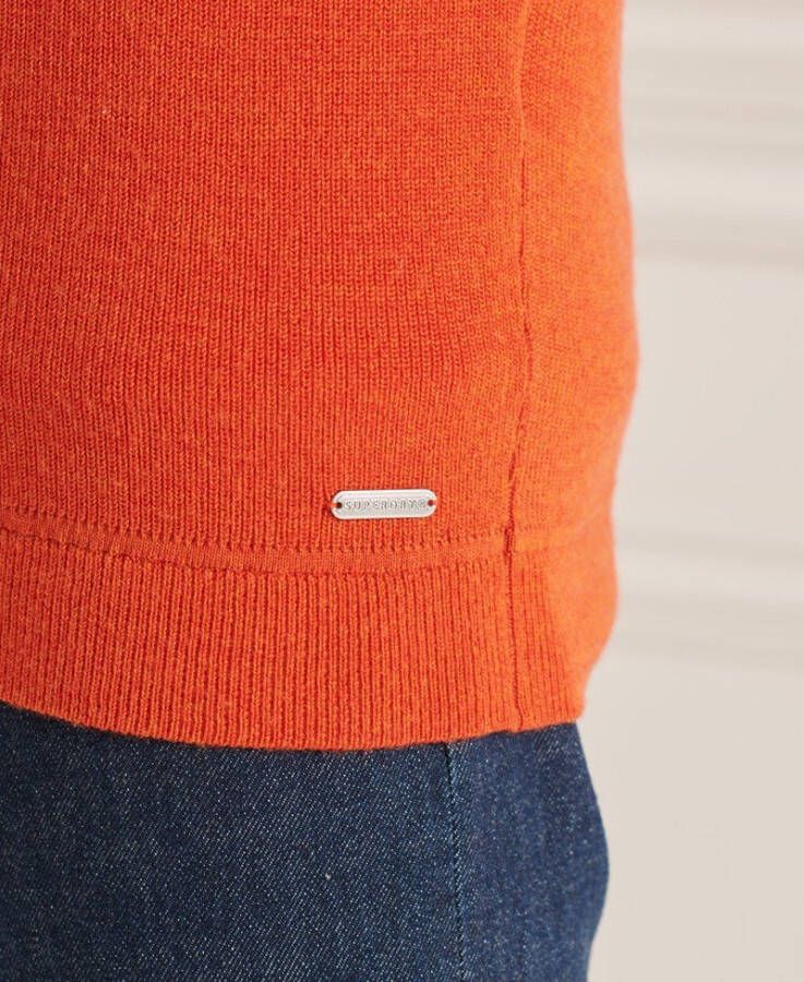 Superdry Studios merino henley pureed pumpkin marl(m6110437a 6gl )
