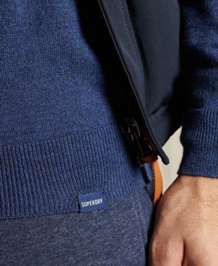 Superdry Vintage emb cotton/cash crew bright blue marl(m6110293a 5xv )