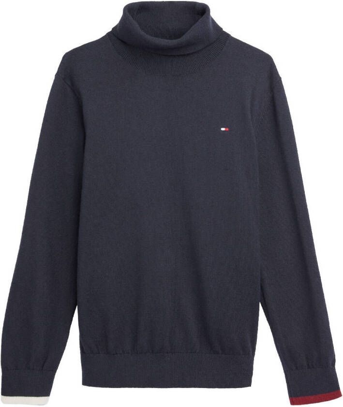 Tommy Hilfiger Fijngebreide coltrui in katoenblend