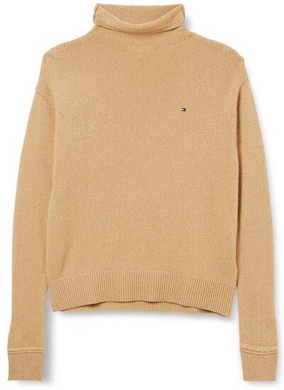 Tommy Hilfiger Fijngebreide trui van wol met col