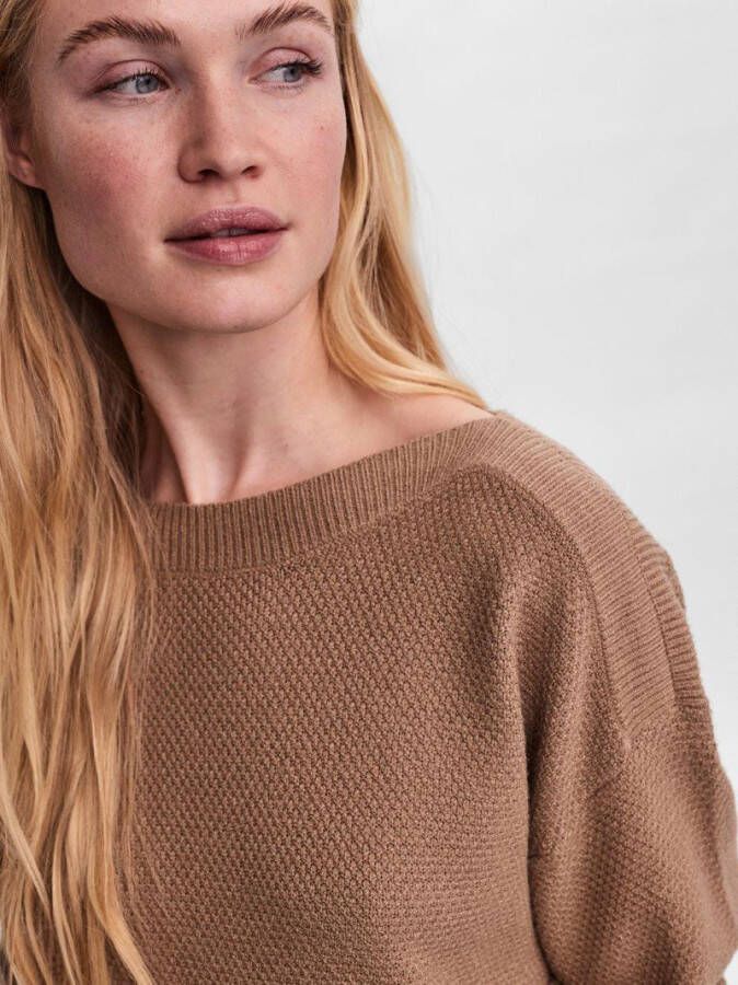 Vero Moda Gebreide trui boothals