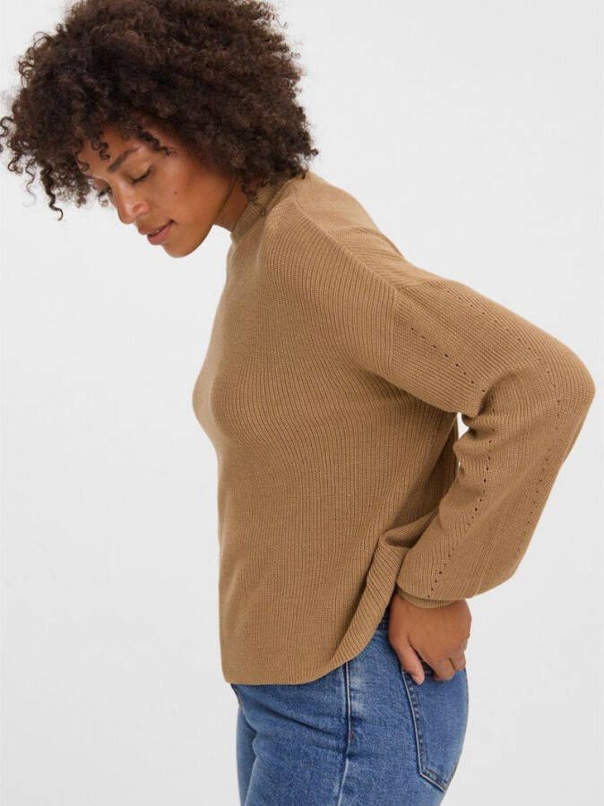 Vero Moda Gebreide trui lange mouwen ronde hals