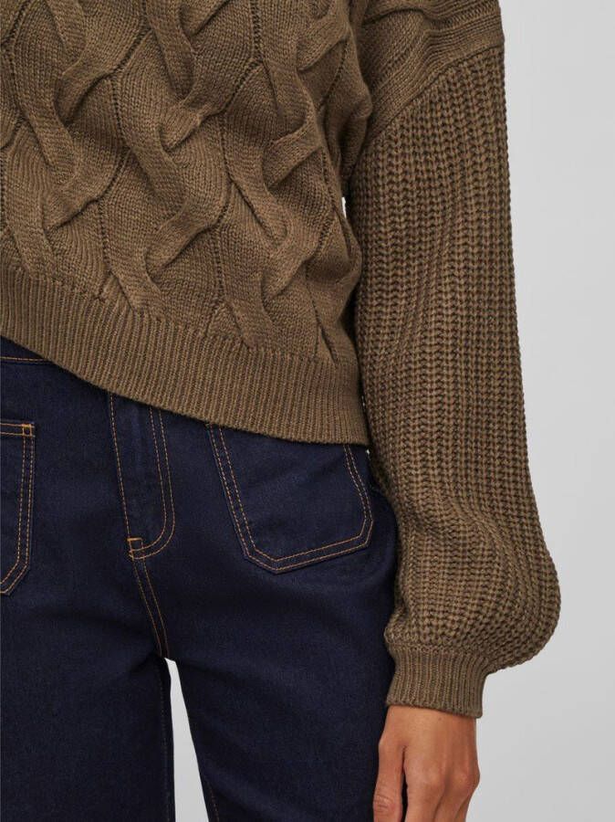 Vila Vioa rollneck l/s knit top/bf
