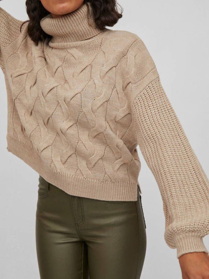 Vila Vioa rollneck l/s knit top/bf
