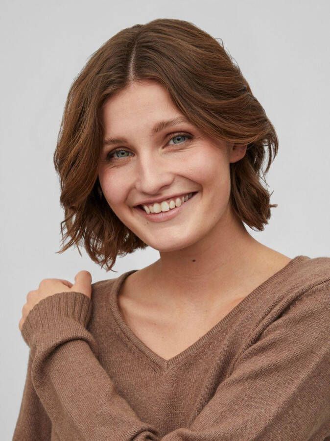 Vila Gebreide trui v neck