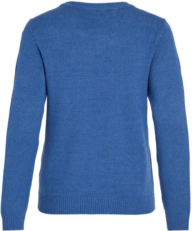 Vila Trui met ronde hals VIRIL O PULLI Tricot met fijne breitechnische details