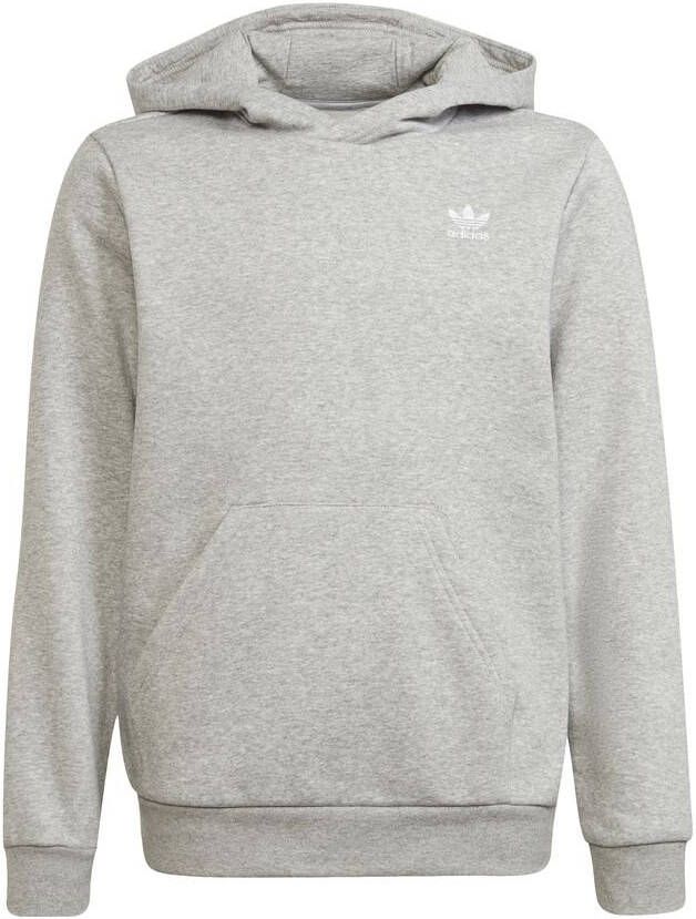Adidas Adicolor Essentials Over The Head basisschool Hoodies Grey Katoen Fleece