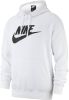 Nike Foundation Large Logo Hoodie Heren White/White/Black Heren online kopen