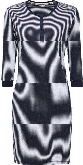 ESPRIT Women Bodywear gestreept nachthemd donkerblauw