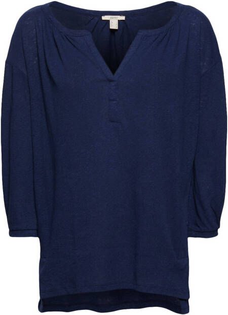 ESPRIT Women Casual top blauw