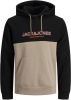 JACK & JONES PLUS SIZE hoodie JJEURBAN Plus Size met logo crockery online kopen