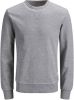 JACK & JONES PLUS SIZE sweater JJEBASIC Plus Size light grey melange online kopen
