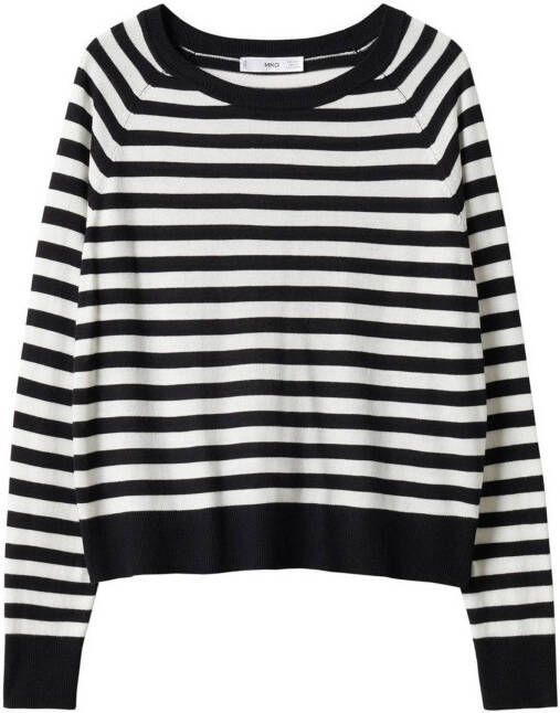 Mango Luccar fijngebreide top met streepprint