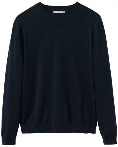 Mango Ten fijngebreide pullover met ronde hals