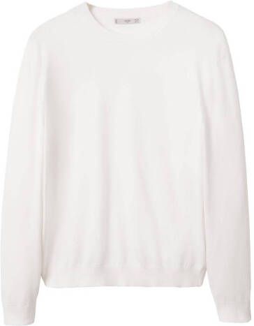 Mango Ten fijngebreide pullover met ronde hals