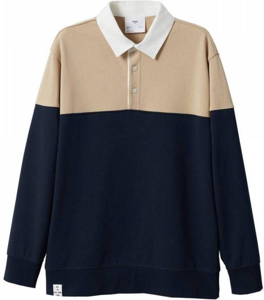 Mango Newyears regular fit polo met stretch