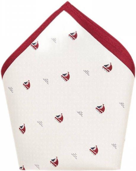 Mango Fouron pochet van zijde met stippenprint