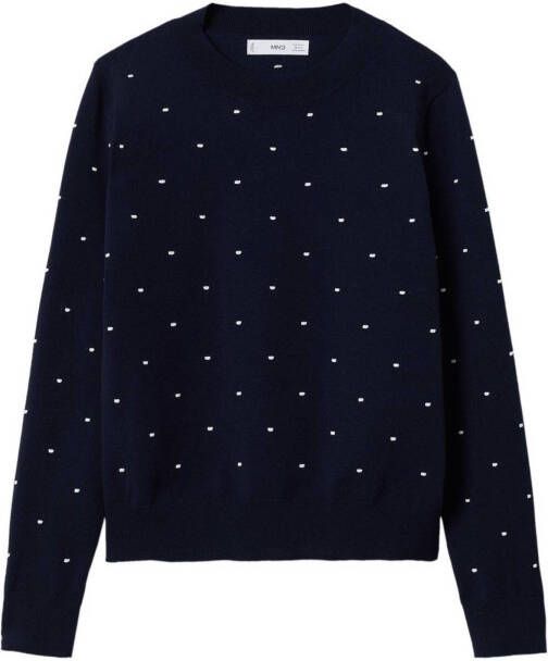 Mango Paquita fijngebreide pullover met borduring