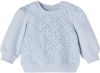 NAME IT BABY newborn baby sweater NBFDALIAH blauw online kopen
