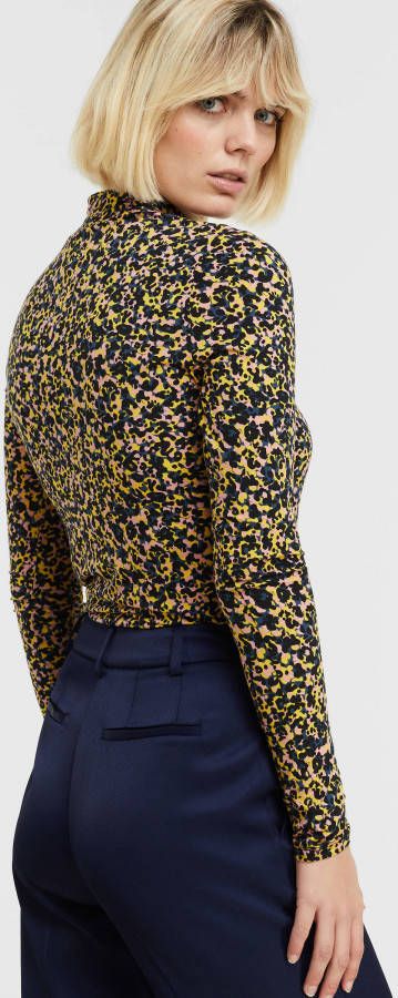 Scotch & Soda top met biologisch katoen roodbruin