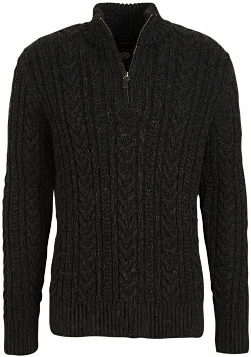 Superdry Half-Zip Trui Jacob Henley Kabel (M6110041A V6K)