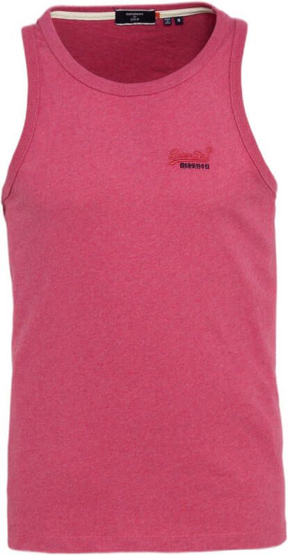 Superdry singlet met logo roze