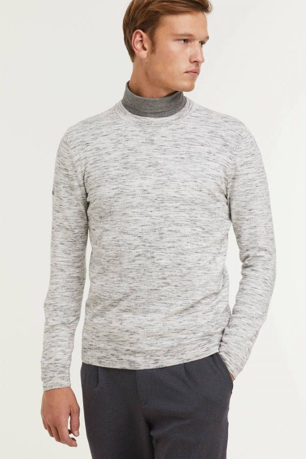Superdry Fijngebreide pullover in kasjmierblend