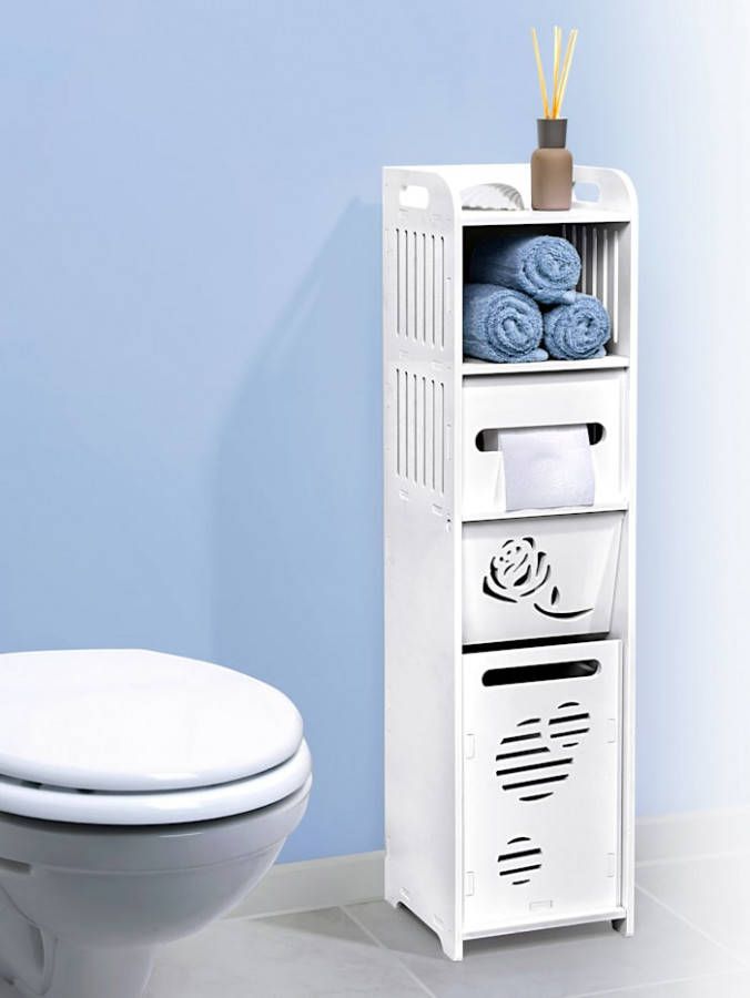 KLiNGEL Badkamerkastje Roos Wit